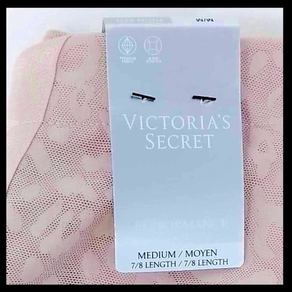 Victoria's Secret Total Knockout High Waist Leggings Sheer Leopard Print - Picture 7 of 9